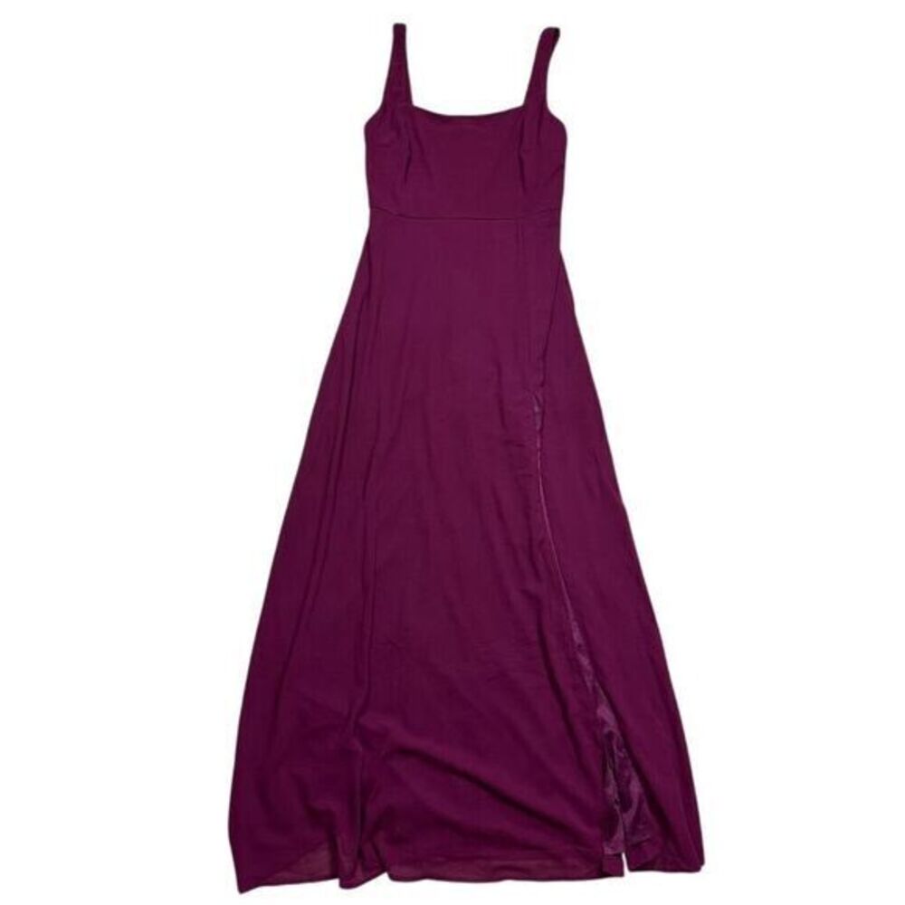 NWOT Lulus Women's Remarkable Arrival Plum Purple‎ Sleeveless Maxi Dress Size L - Picture 4 of 10